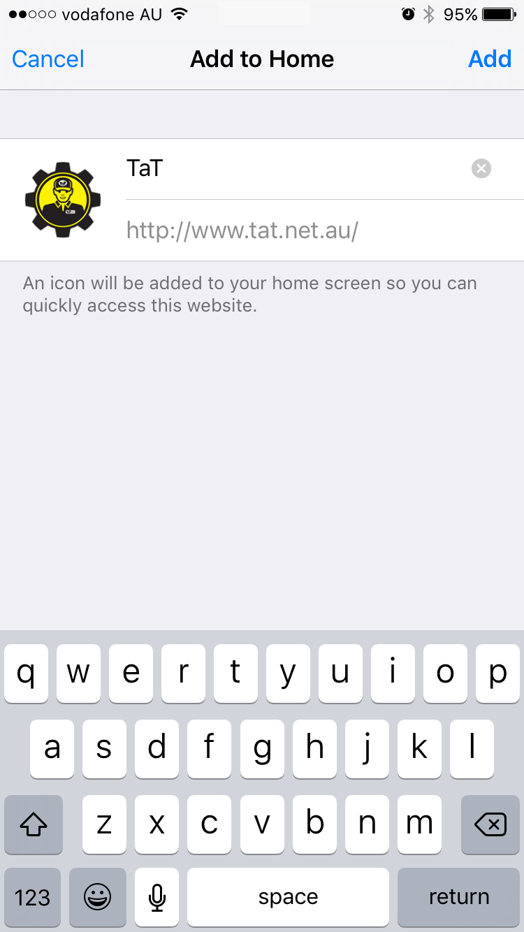 Edit the app and add