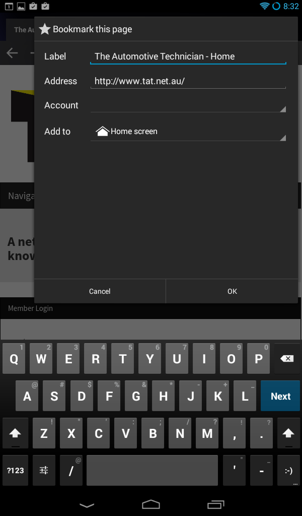 Tap on Add To Home Screen on iPhone